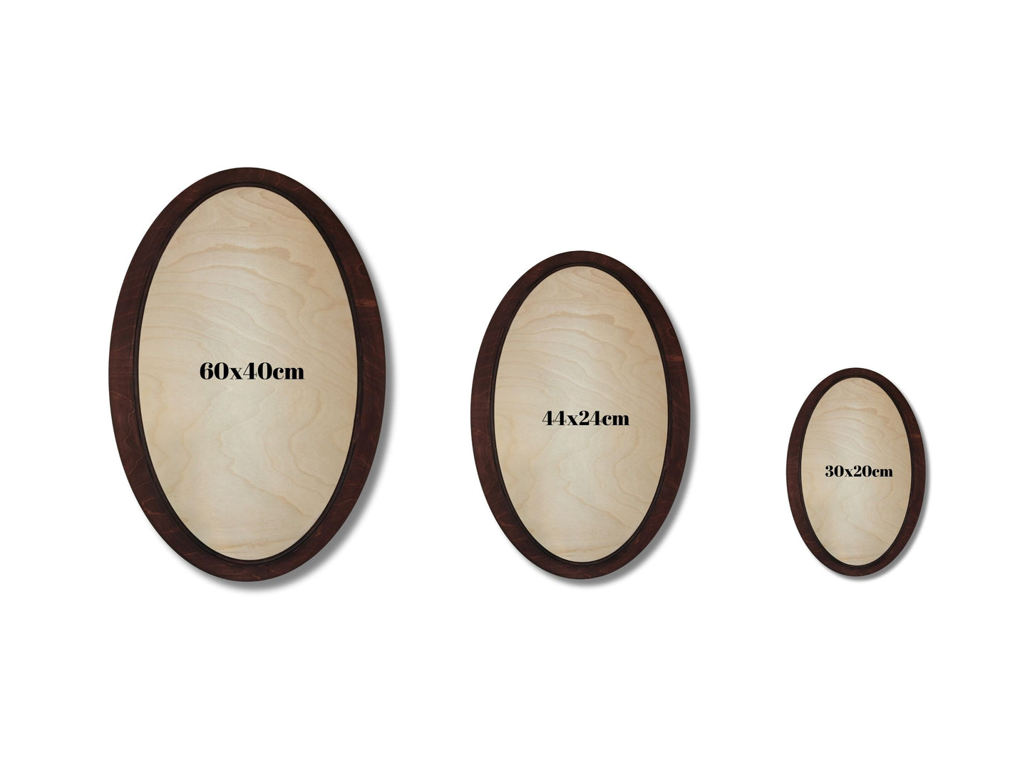Vintage & Doğa Temalı Oval Duvar Dekoru – Ahşap Duvar Tablosu - Dekoratif Tablo