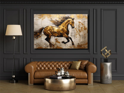 Gold At Cam Tablo - Dekoratif Tablo